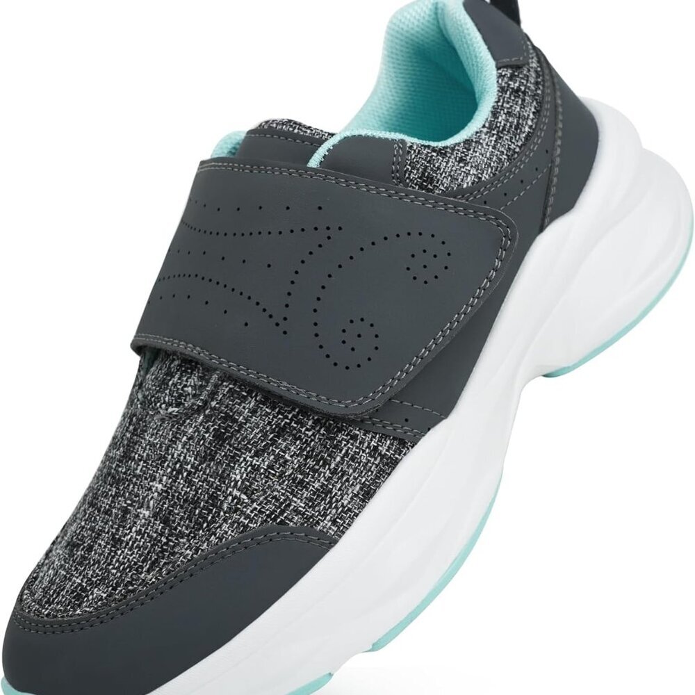 Women Diabetic Support Sneakers Knit Shoes For Swollen Feet Orthopedic